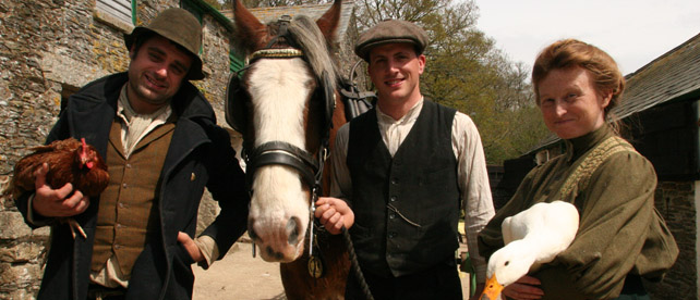 Edwardian Farm at Morwellham Quay - 12 episodes showing on BBC 2 every Wednesday at 8pm